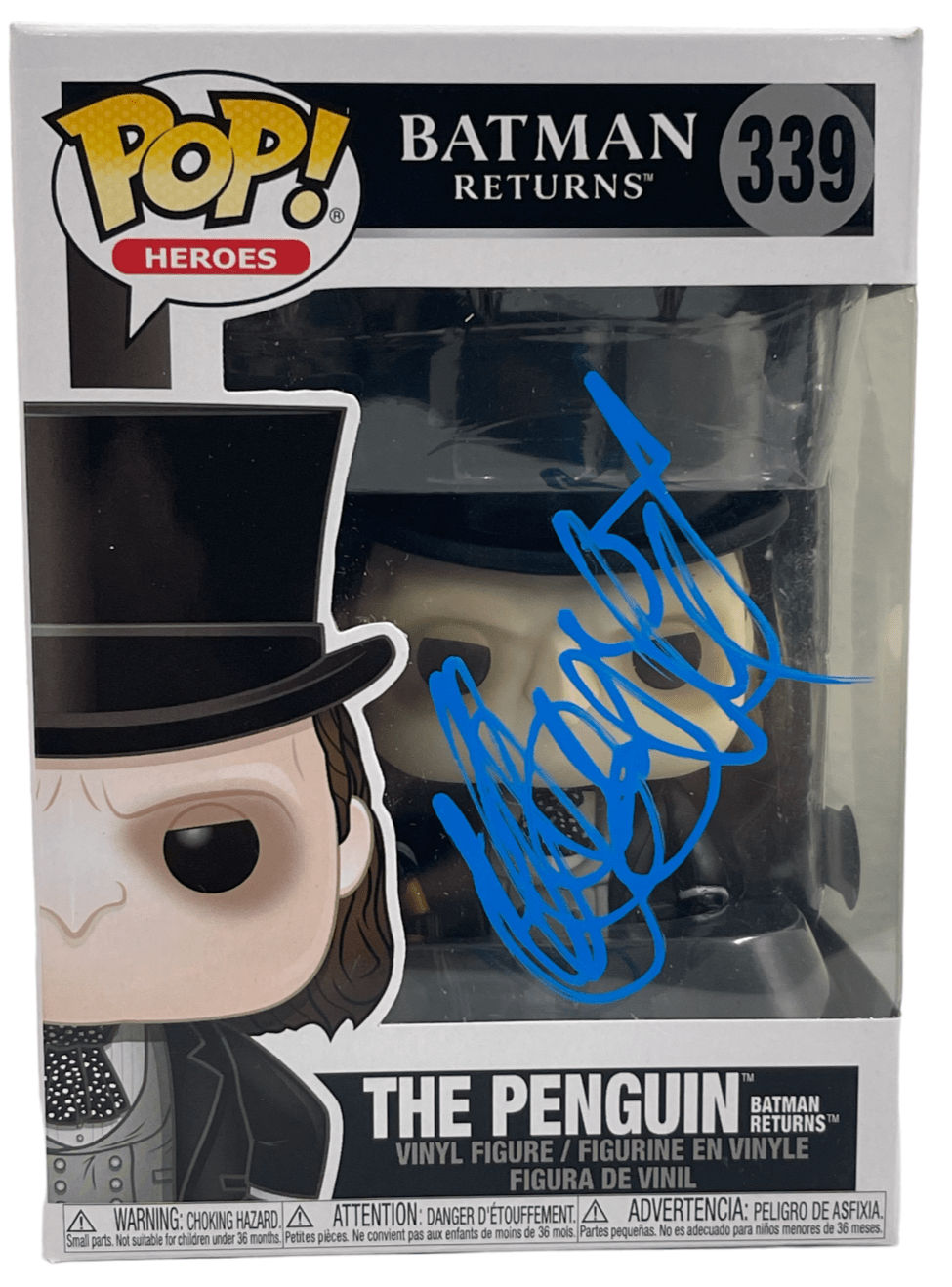 Danny DeVito Authentic Autographed The Penguin Batman Returns 339 Funko Pop Figure
