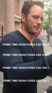 Dave Bautista, Chris Pratt Authentic Autographed 11x14 Photo - Prime Time Signatures - TV & Film