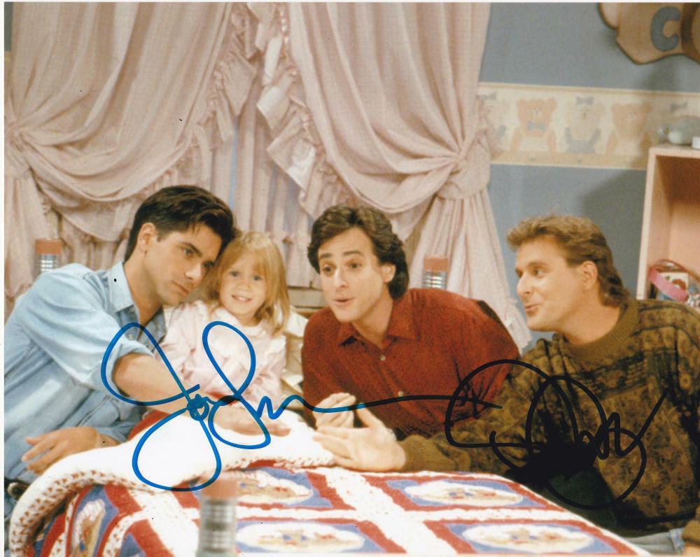 Dave Coulier, John Stamos Authentic Autographed 8x10 Photo - Prime Time Signatures - TV & Film