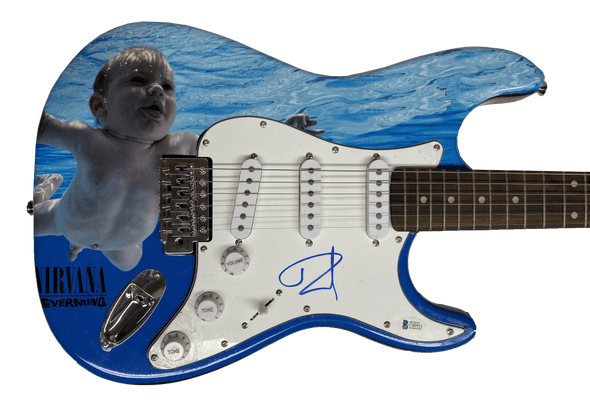 Dave Grohl of Nirvana Full Size Custom Electric Guitar - Prime Time Signatures - Music