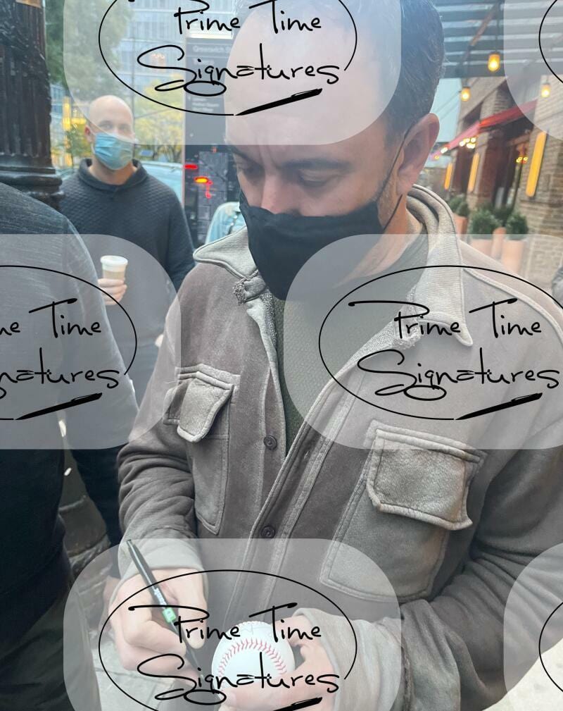 Dave Matthews Signed MLB Baseball Beckett COA - Detail View