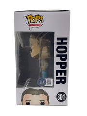 David Harbour Signed Funko from Stranger Things Beckett COA - Item #2 - Detail View