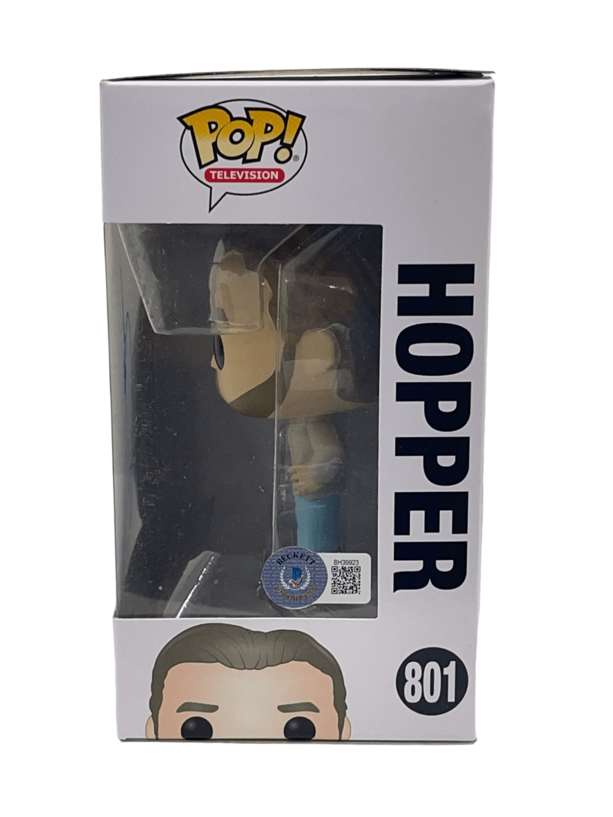 David Harbour Signed Funko from Stranger Things Beckett COA - Item #2 - Detail View