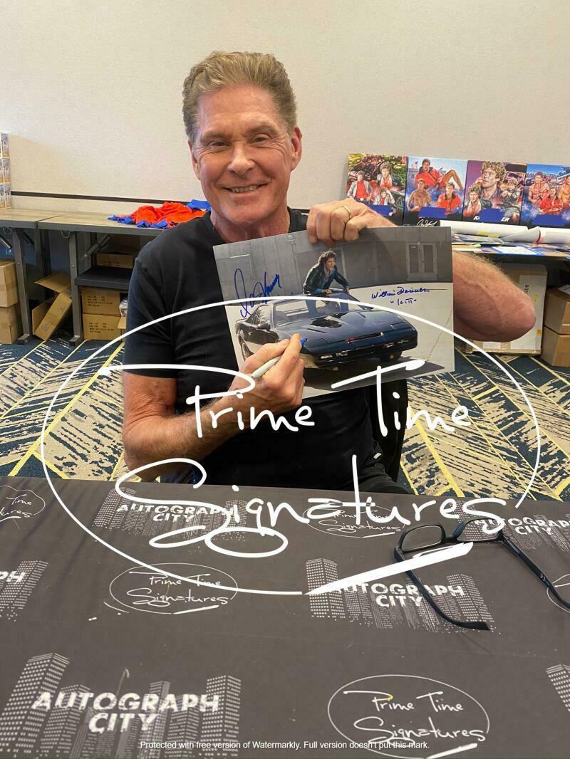 David Hasselhoff Authentic Autographed 11x14 Photo