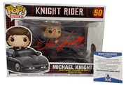 David Hasselhoff Authentic Autographed Michael Knight with Kit Knight Rider 50 Funko Pop Rides #2