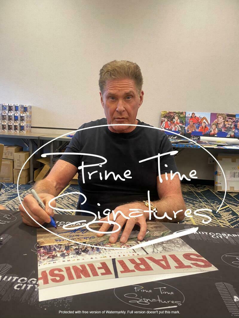 David Hasselhoff Signed 11x14 Photo from Knight Rider Beckett COA - Item #10 - Detail View
