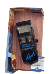 David Hasselhoff & William Daniels Authentic Autographed Knight Rider Diecast 1:24 Car