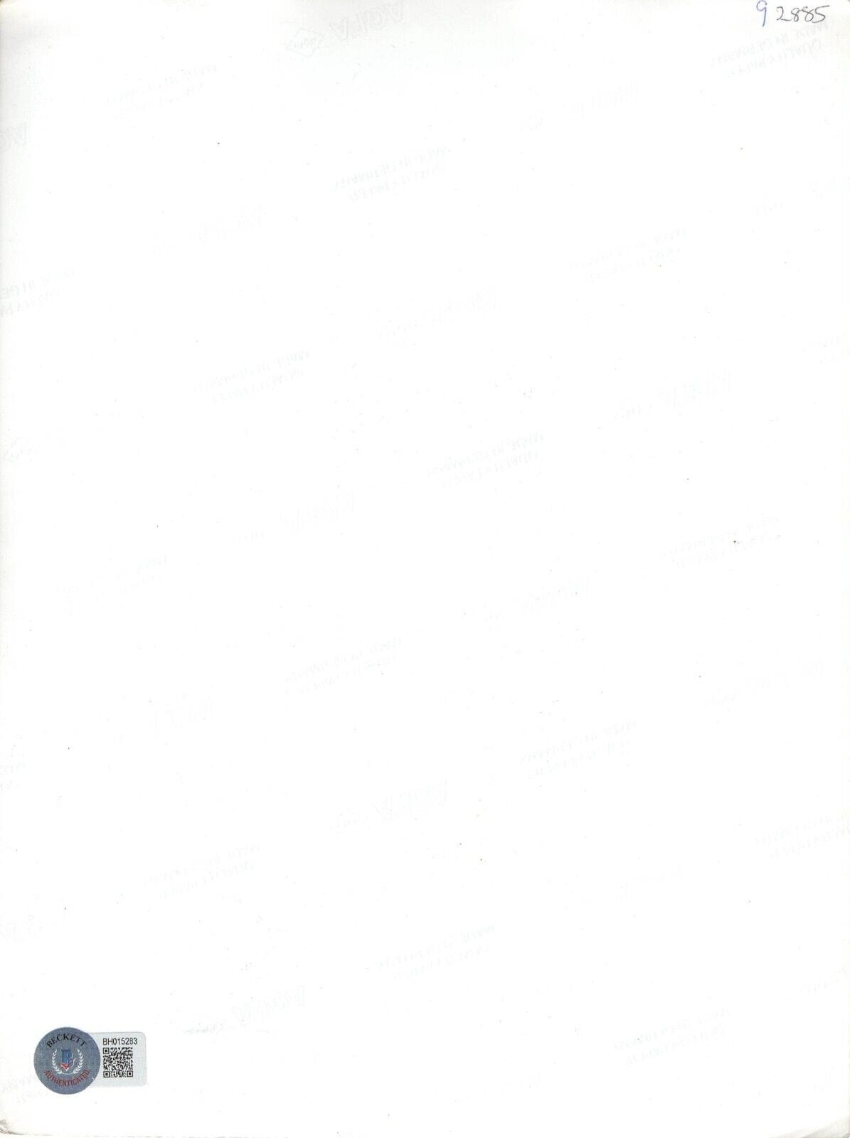 David Letterman Signed 8x10 Photo from The Late Show Beckett COA - Detail View