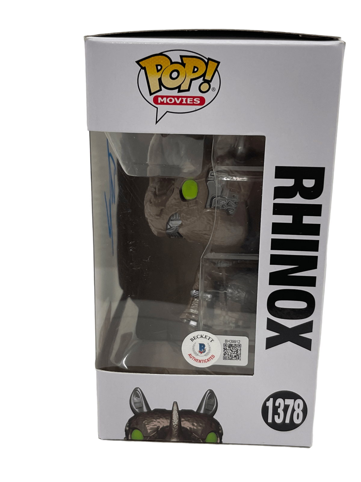 David Sobolov Signed Funko from Transformers Beckett COA - Detail View