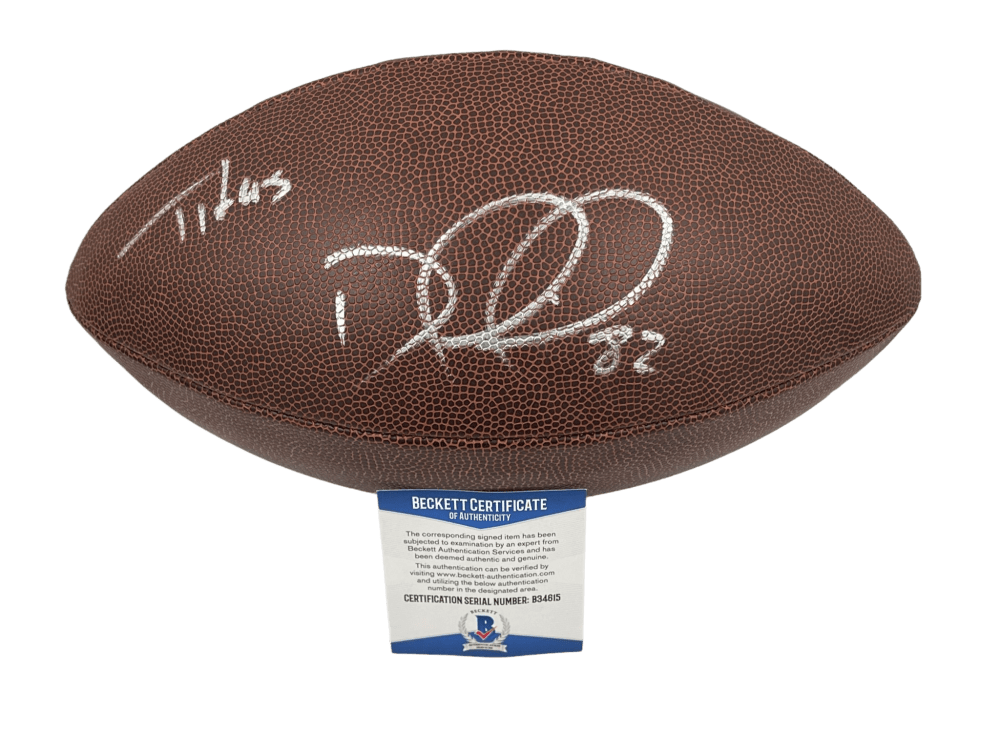 Delanie Walker Authentic Autographed NFL Football