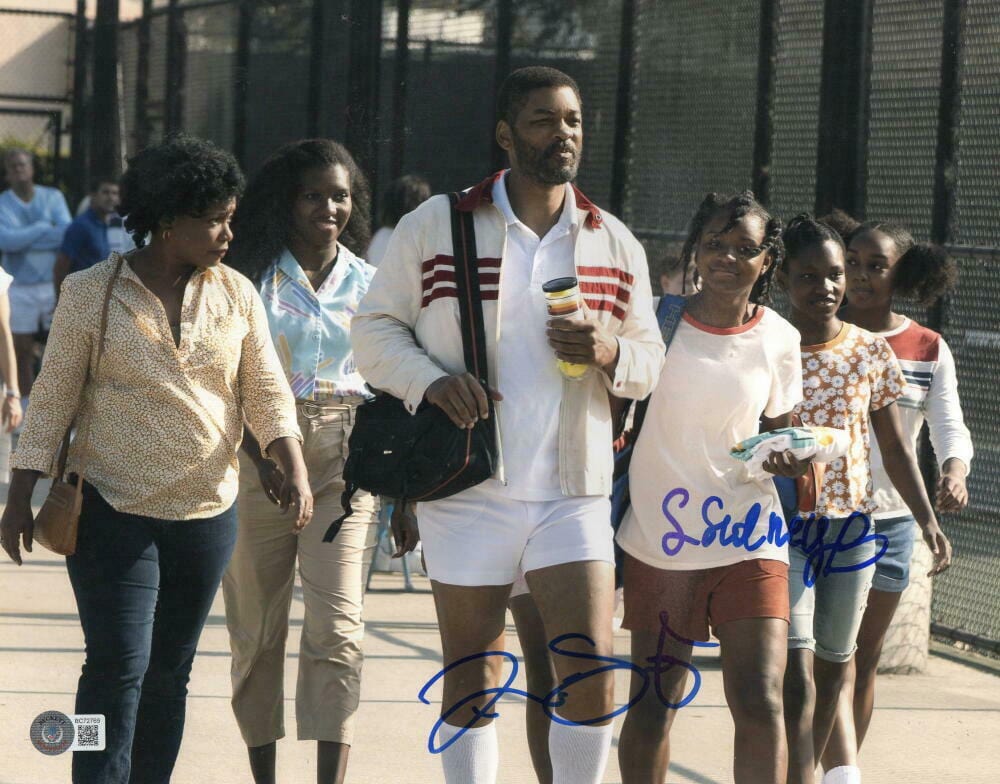 Demi Singleton Signed 11x14 Photo from King Richard Beckett COA - Item #1