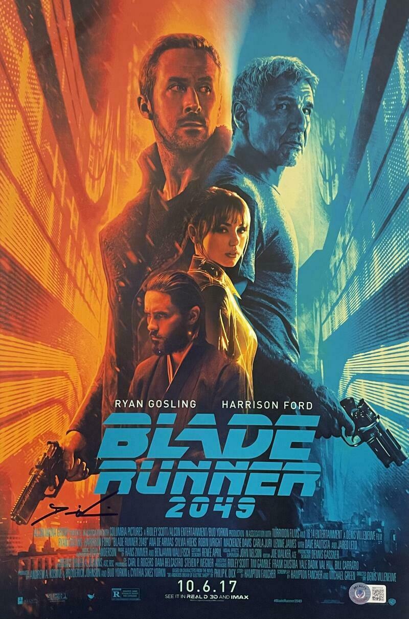 Denis Villeneuve Signed 12x18 Photo from Blade Runner Beckett COA