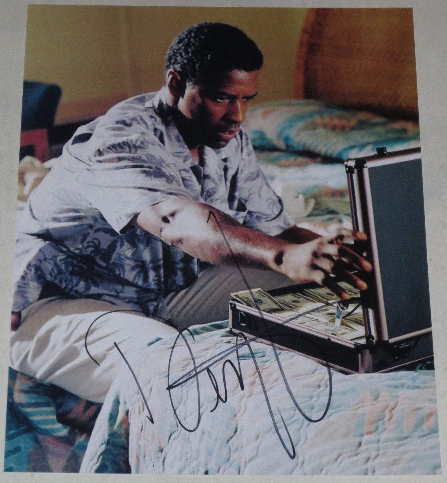 Denzel Washington Authentic Autographed 8x10 Photo - Prime Time Signatures - TV & Film