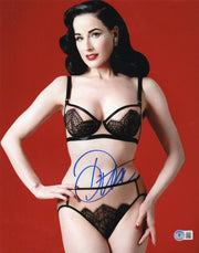 Dita Von Teese Signed 11x14 Photo Beckett COA - Item #19