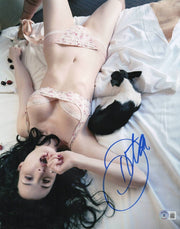 Dita Von Teese Signed 11x14 Photo Beckett COA - Item #16