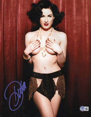 Dita Von Teese Signed 11x14 Photo Beckett COA - Item #3