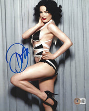 Dita Von Teese Signed 8x10 Photo Beckett COA - Item #18