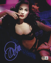 Dita Von Teese Signed 8x10 Photo Beckett COA - Item #14