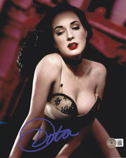 Dita Von Teese Signed 8x10 Photo Beckett COA - Item #13