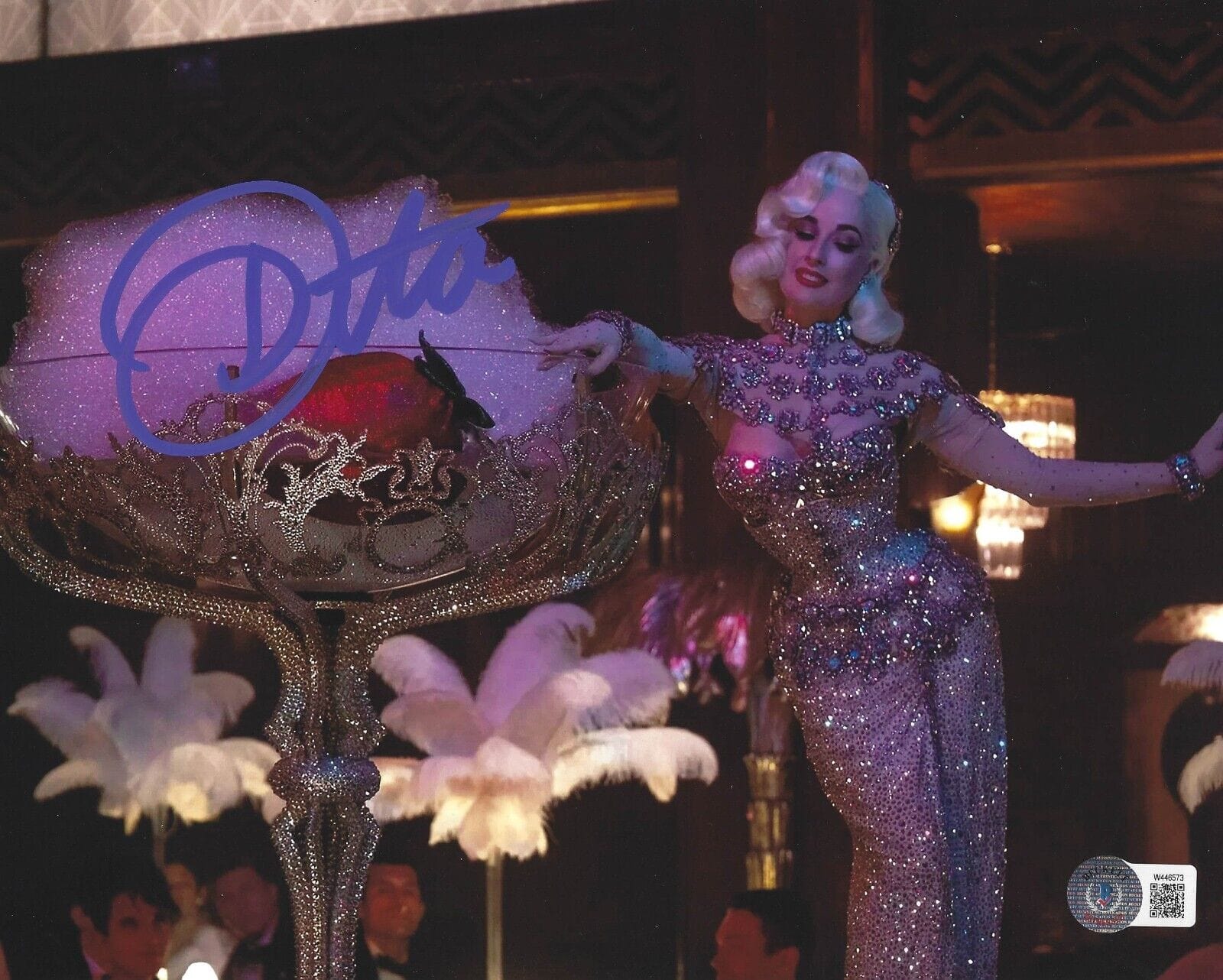 Dita Von Teese Signed 8x10 Photo Beckett COA - Item #1