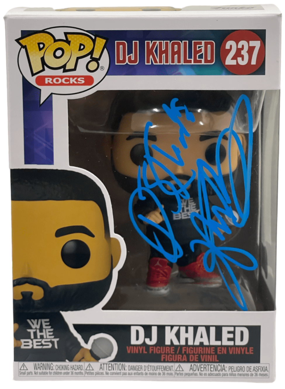 DJ Khaled Authentic Autographed DJ Khaled 237 Funko Pop Figure