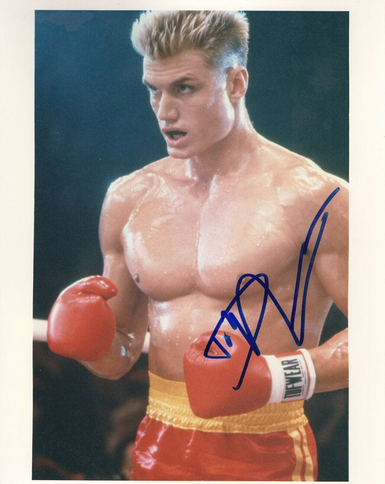 Dolph Lundgren Signed 8x10 Photo from Rocky Beckett COA - Item #1