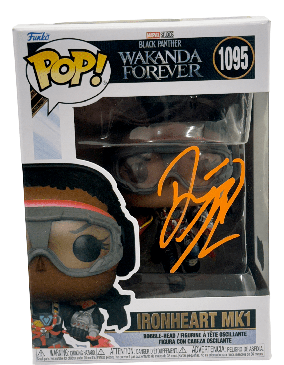 Dominique Thorne Authentic Autographed Iroheart MK1 Black Panther Wakanda Forever 1095 Funko Pop Figure