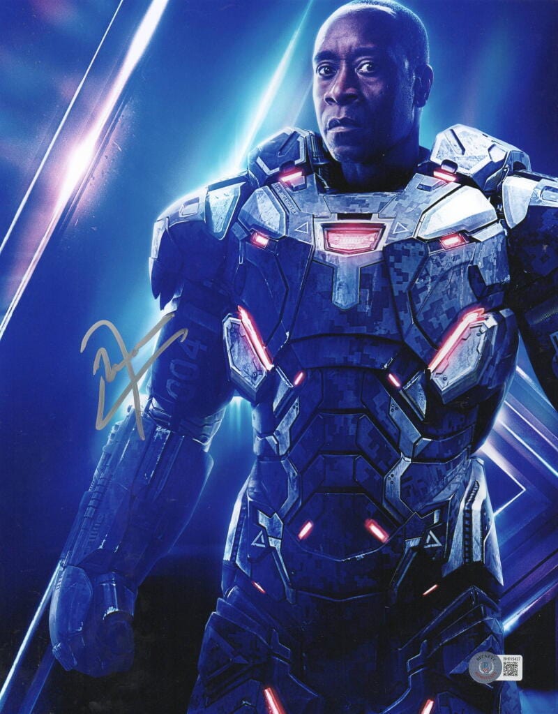 Don Cheadle Signed 11x14 Photo from War Machine Beckett COA - Item #3