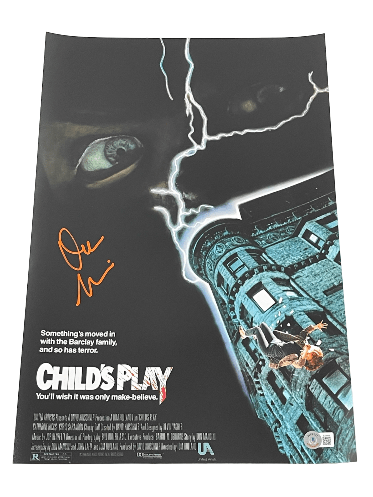 Don Mancini Signed 12x18 Photo from Child's Play Beckett COA