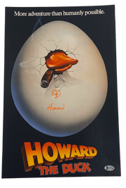 Ed Gale Signed 12x18 Photo from Howard the Duck Beckett COA