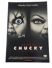 Ed Gale Signed 12x18 Photo from Bride of Chucky Beckett COA