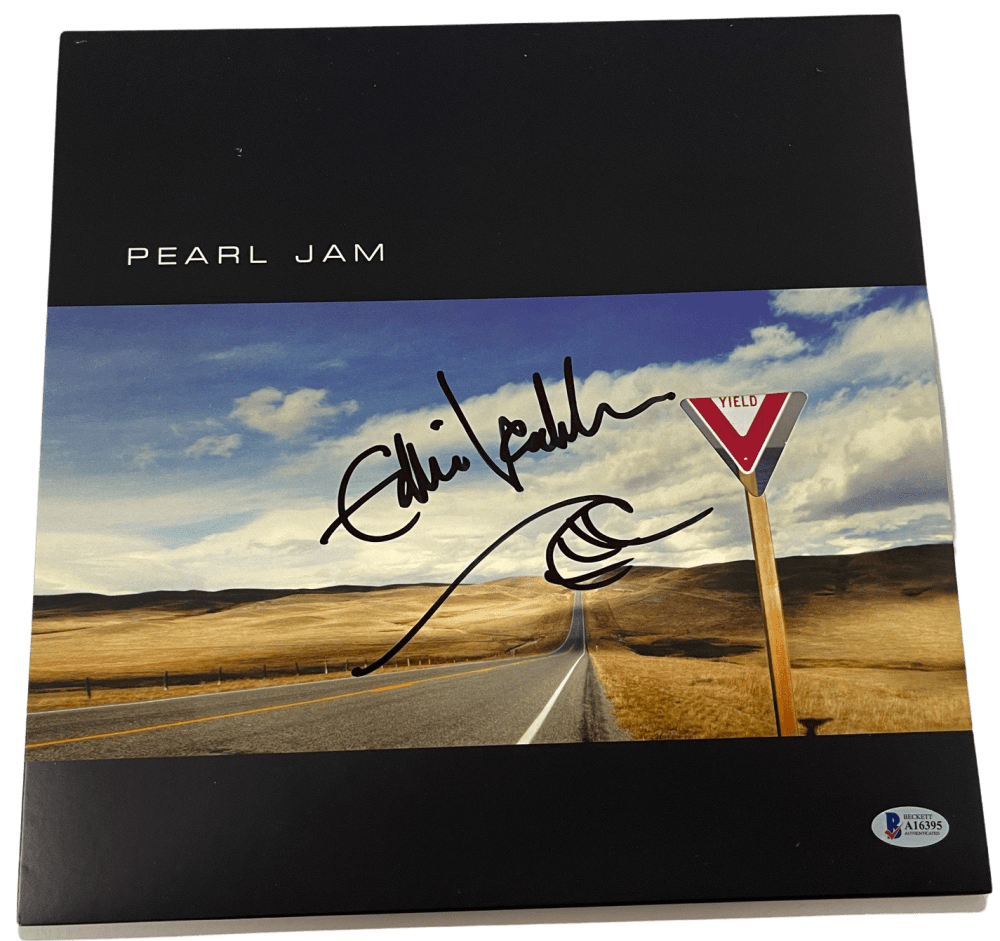 Eddie Vedder of Pearl Jam Signed Vinyl Record Beckett COA - Item #1