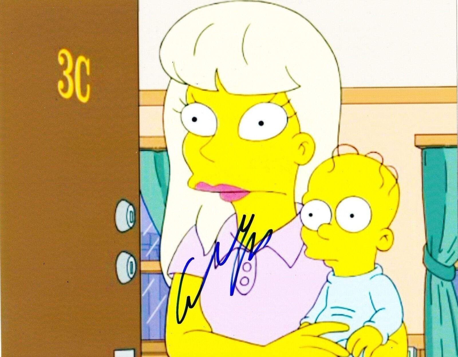Elisabeth Moss Signed 8x10 Photo from The Simpsons Certified Authentic