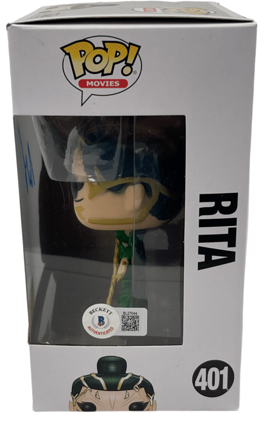 Elizabeth Banks Signed Funko from Power Rangers Beckett COA - Detail View