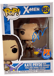 Elliot Page Authentic Autographed Kate Pryde with Lockhead X-Men 952 Funko Pop Figure
