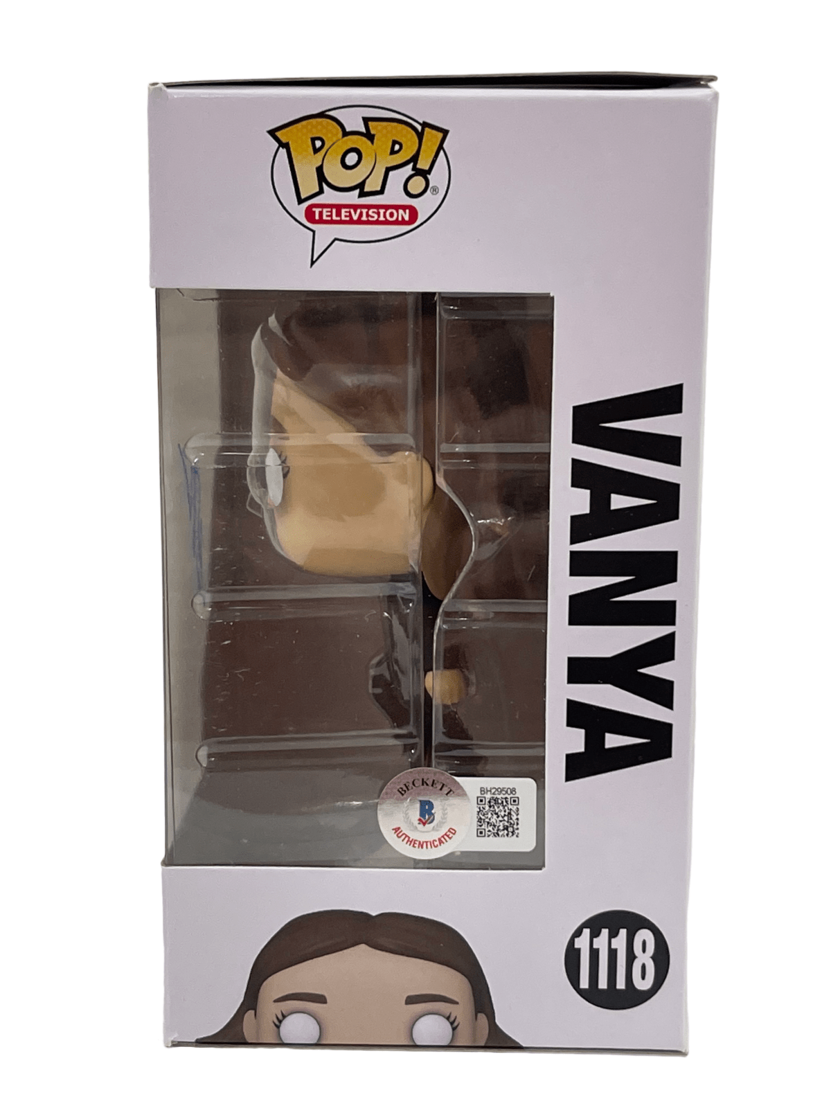Elliot Page Signed Funko from The Umbrella Academy Beckett COA - Item #1 - Detail View