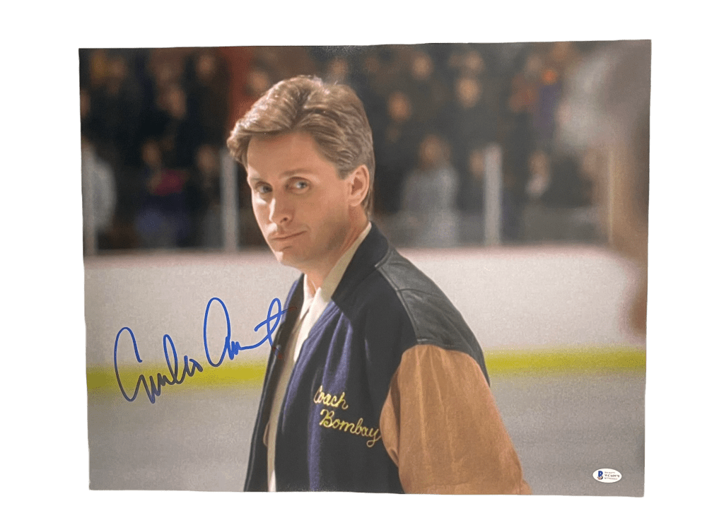 Emilio Estevez Signed 16x20 Photo from The Mighty Ducks Beckett COA - Item #3