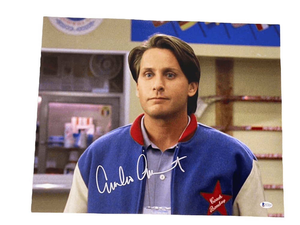 Emilio Estevez Signed 16x20 Photo from The Breakfast Club Beckett COA
