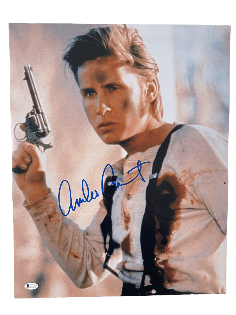Emilio Estevez Signed 16x20 Photo from Young Guns Beckett COA - Item #3