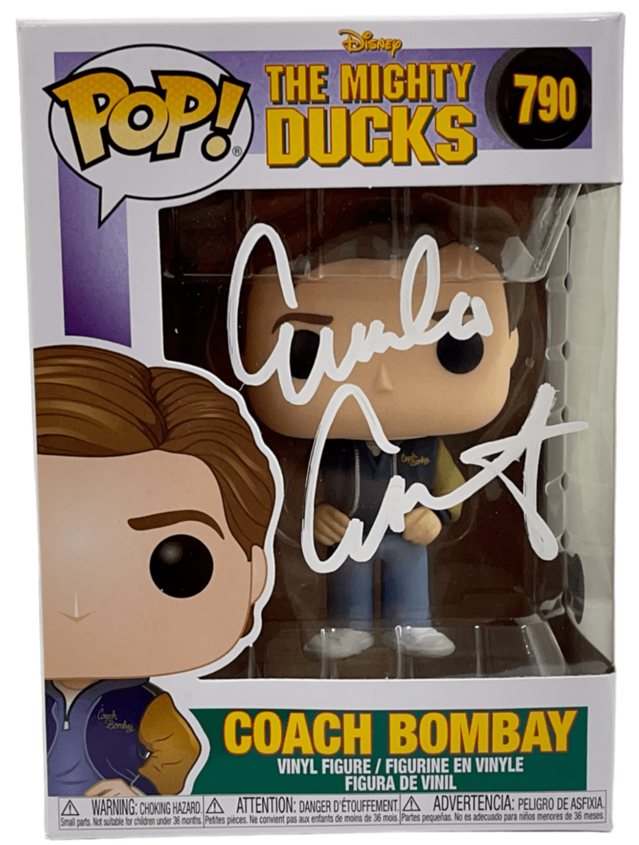 Emilio Estevez Authentic Autographed Coach Bombay The Mighty Ducks 790 Funko Pop Figure #3