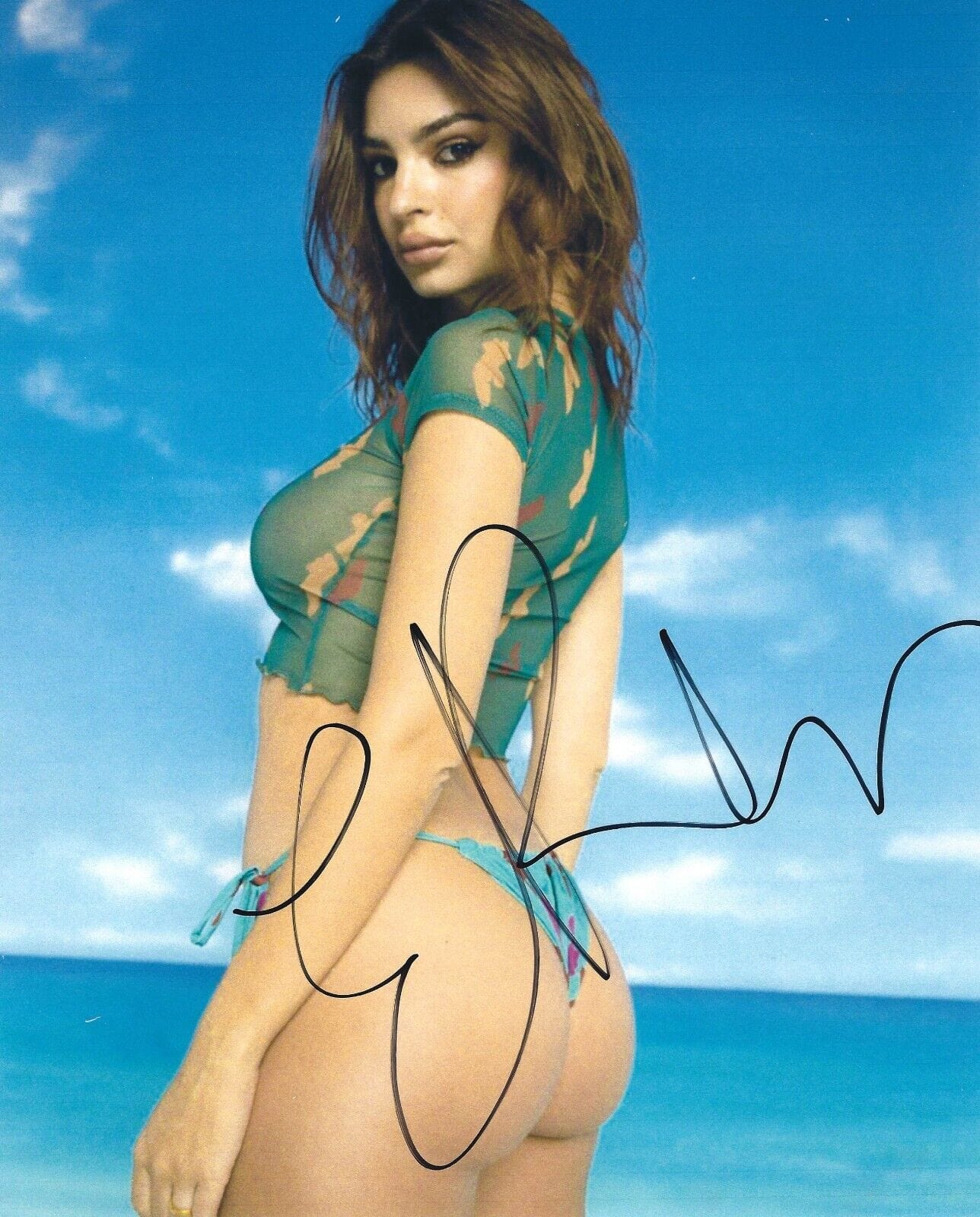Emily Ratajkowski Signed 8x10 Photo Certified Authentic - Item #2