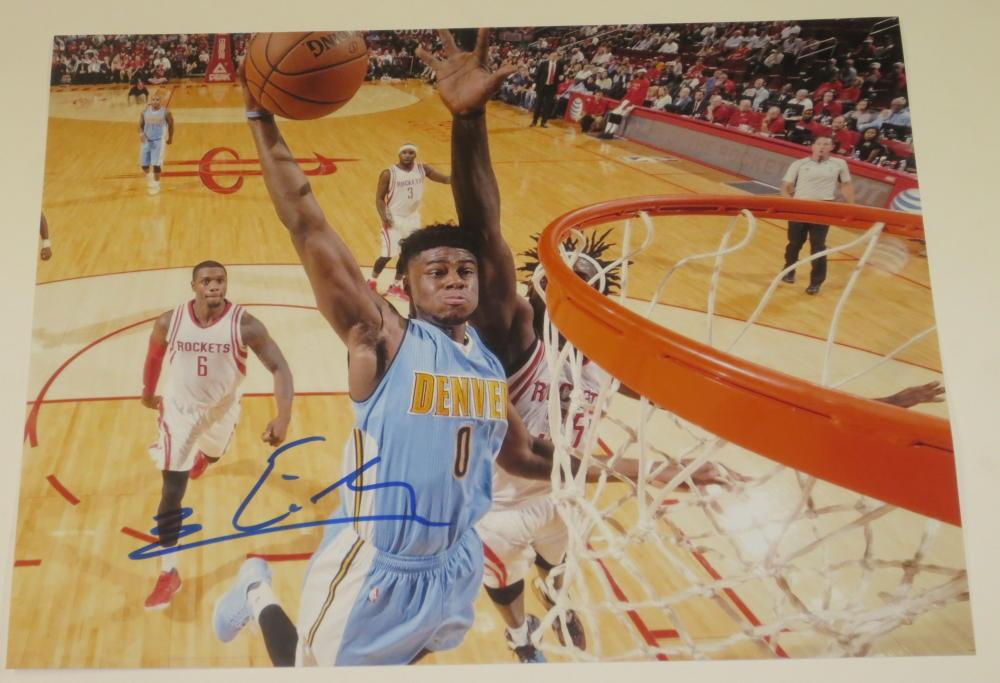 Emmanuel Mudiay Authentic Autographed 11x14 Photo - Prime Time Signatures - Sports