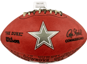 Emmitt Smith Signed NFL Football Beckett COA - Alternate Angle