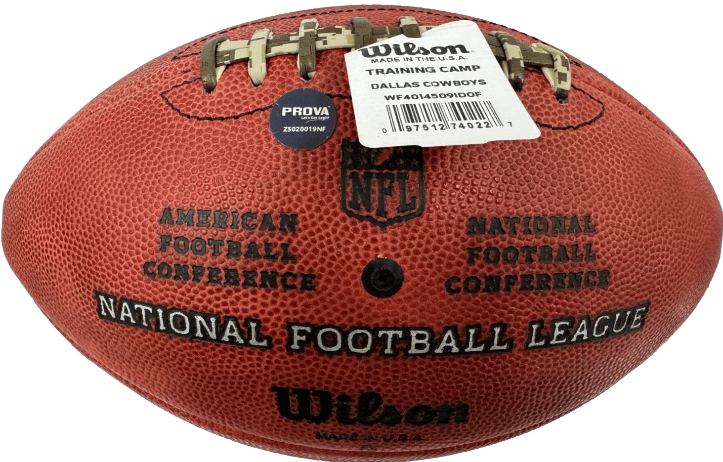 Emmitt Smith Signed NFL Football Beckett COA - View 4