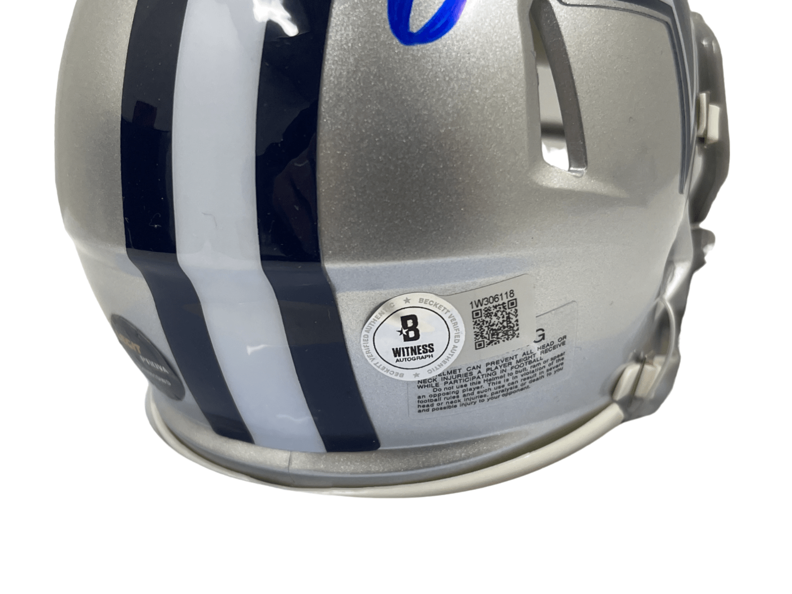 Emmitt Smith Signed Helmet