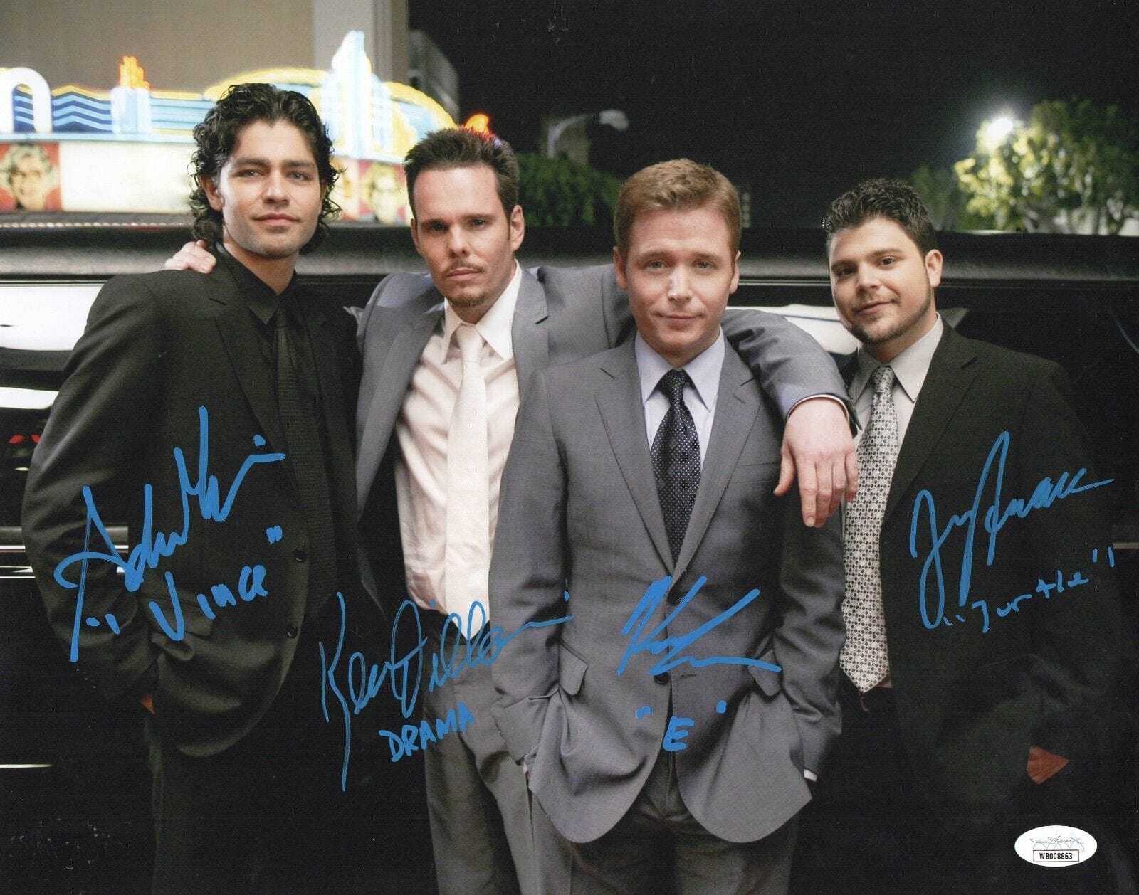 Adrian Grenier Signed 11x14 Photo from Entourage Certified Authentic - Item #11