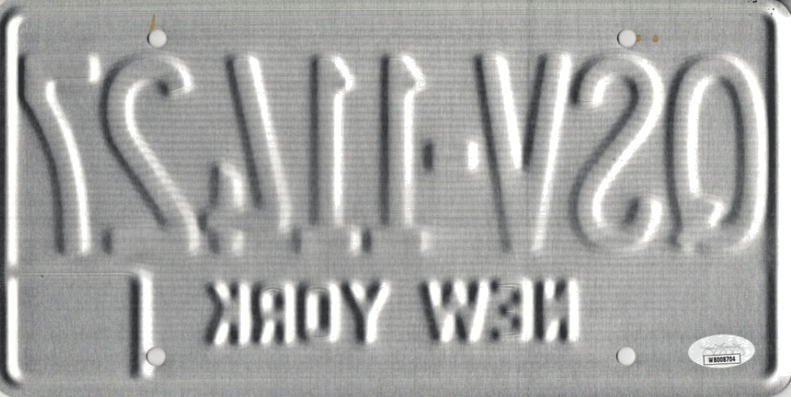 Adrian Grenier Signed License Plate from Entourage Certified Authentic - Detail View