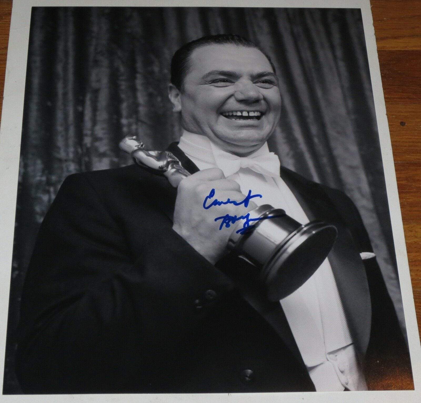 Ernest Borgenine Authentic Autographed 11x14 Photo - Prime Time Signatures - TV & Film