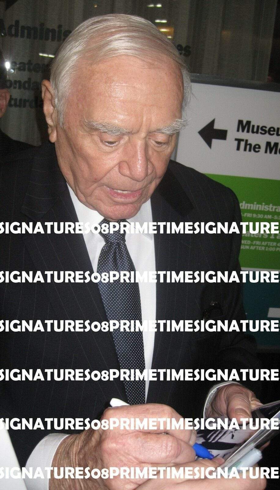 Ernest Borgenine Authentic Autographed 11x14 Photo - Prime Time Signatures - TV & Film