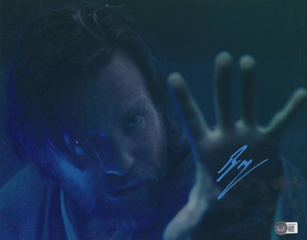Ewan McGregor Authentic Autographed 11x14 Metallic Photo #2